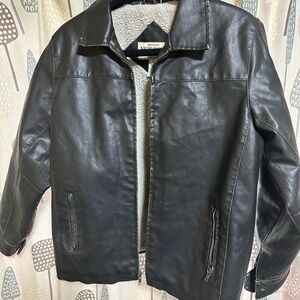 Women's Black Leather Jacket